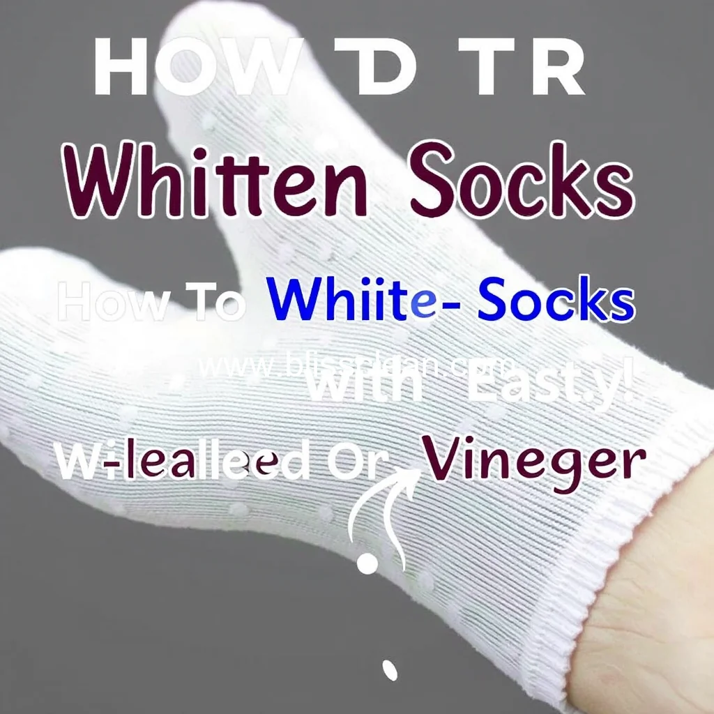 You are currently viewing How to whiten socks and remove stains fast without bleach or vinegar
