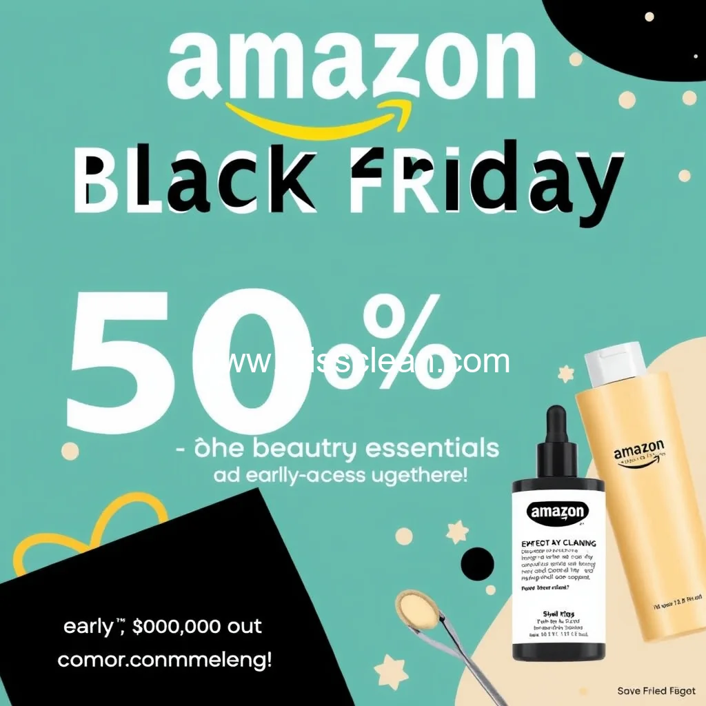 You are currently viewing Exclusive amazon black friday: save 50% on beauty & cleaning essentials & early access to exclusive deals!