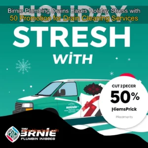 Read more about the article Birnie Plumbing  Drains Eases Holiday Stress with 50 Promotion for Drain Cleaning Services