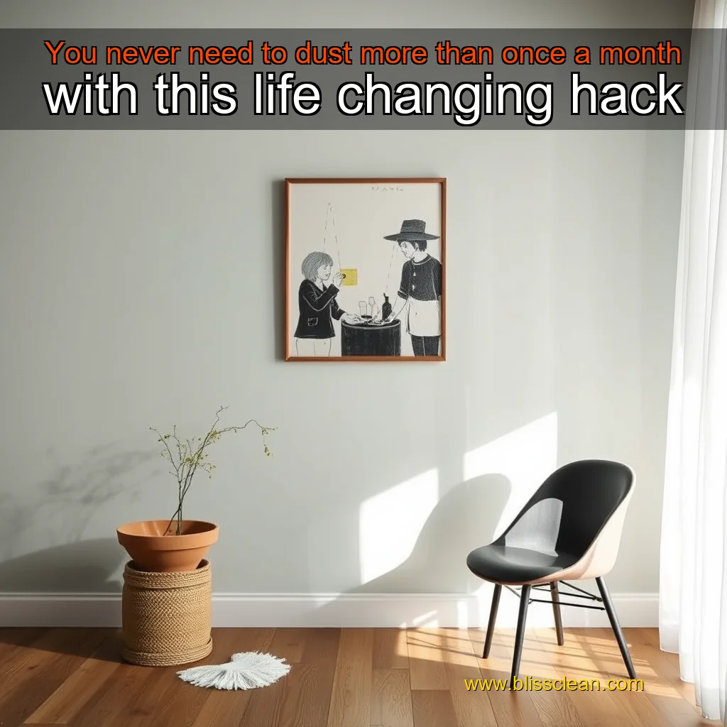 You are currently viewing You never need to dust more than once a month with this life  changing hack