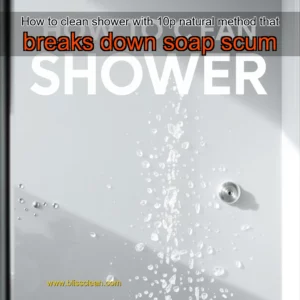 Read more about the article How to clean shower with 10p natural method that breaks down soap scum