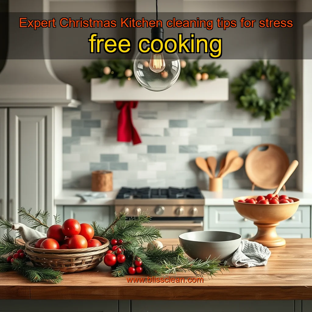 You are currently viewing Expert Christmas Kitchen cleaning tips for stress  free cooking