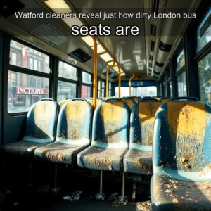 Read more about the article Watford cleaners reveal just how dirty London bus seats are