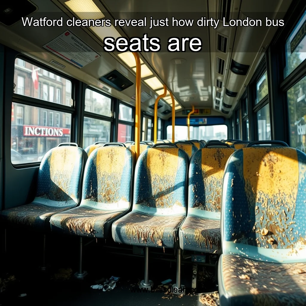 Read more about the article Watford cleaners reveal just how dirty London bus seats are
