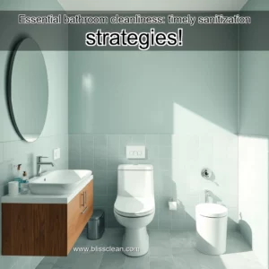 Read more about the article Essential bathroom cleanliness: timely sanitization strategies!