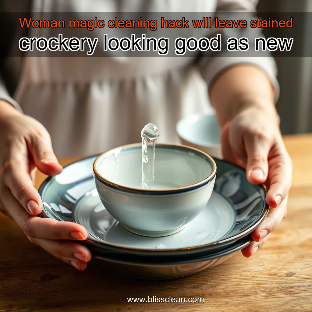 You are currently viewing Woman magic cleaning hack will leave stained crockery looking good as new