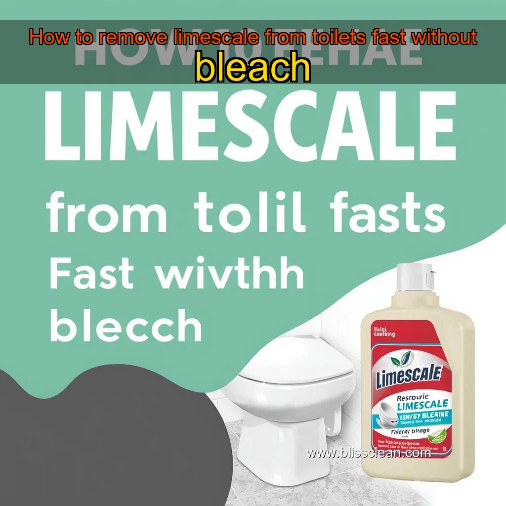 You are currently viewing How to remove limescale from toilets fast without bleach