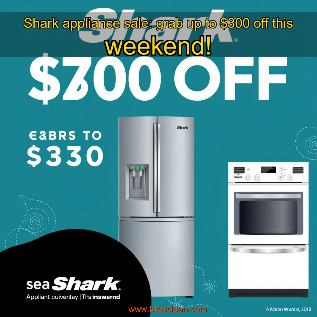 Read more about the article Shark appliance sale: grab up to $300 off this weekend!