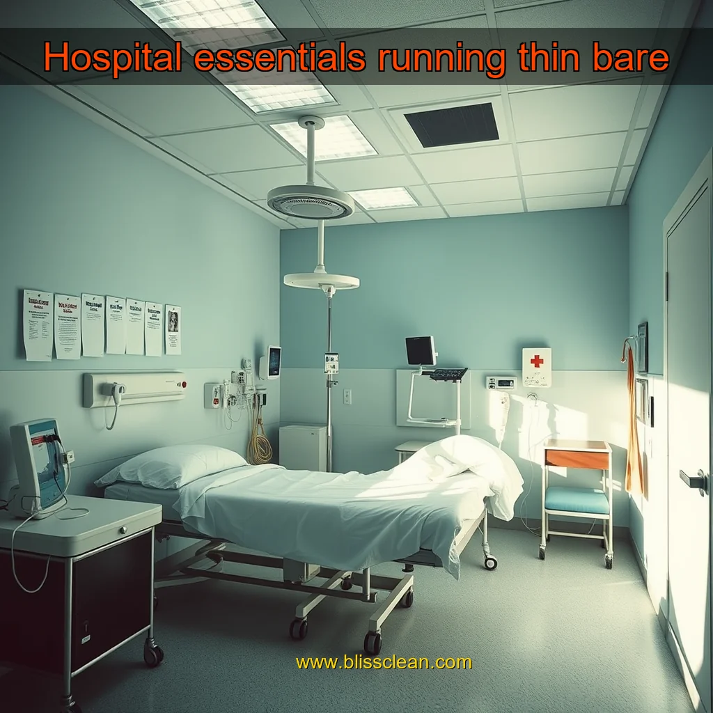 You are currently viewing Hospital essentials running thin bare