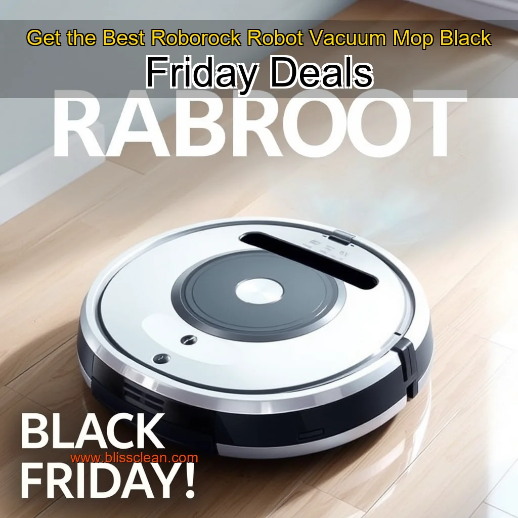 Read more about the article Get the Best Roborock Robot Vacuum  Mop Black Friday Deals