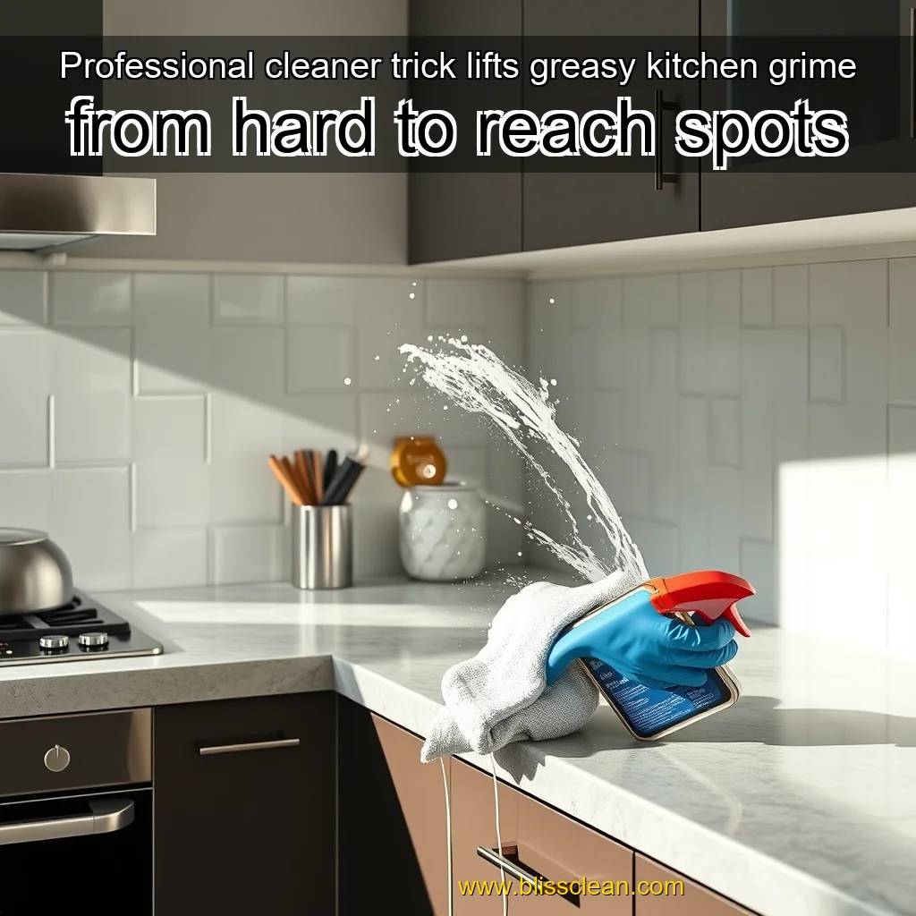 You are currently viewing Professional cleaner trick lifts greasy kitchen grime from hard  to  reach spots