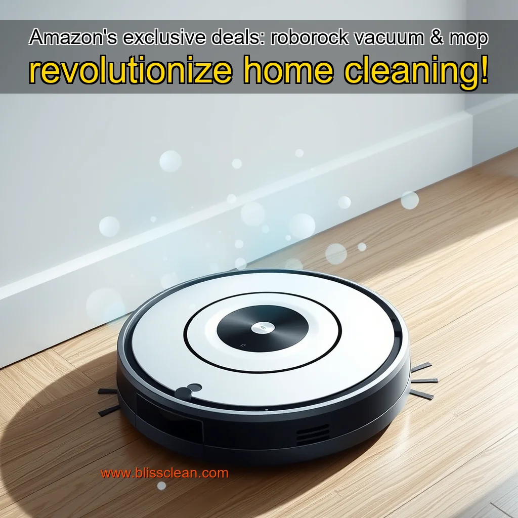 Read more about the article Amazon’s exclusive deals: roborock vacuum & mop revolutionize home cleaning!