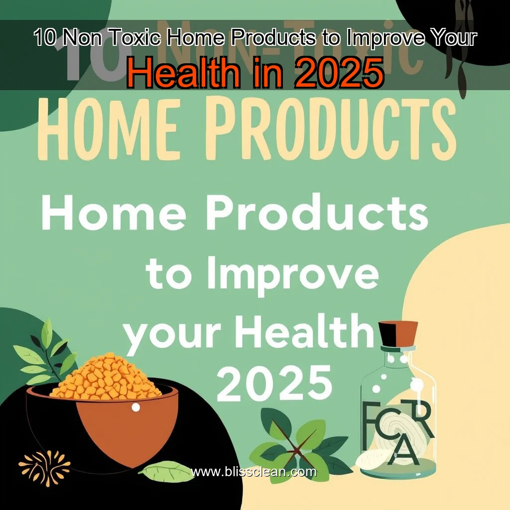 You are currently viewing 10 Non  Toxic Home Products to Improve Your Health in 2025