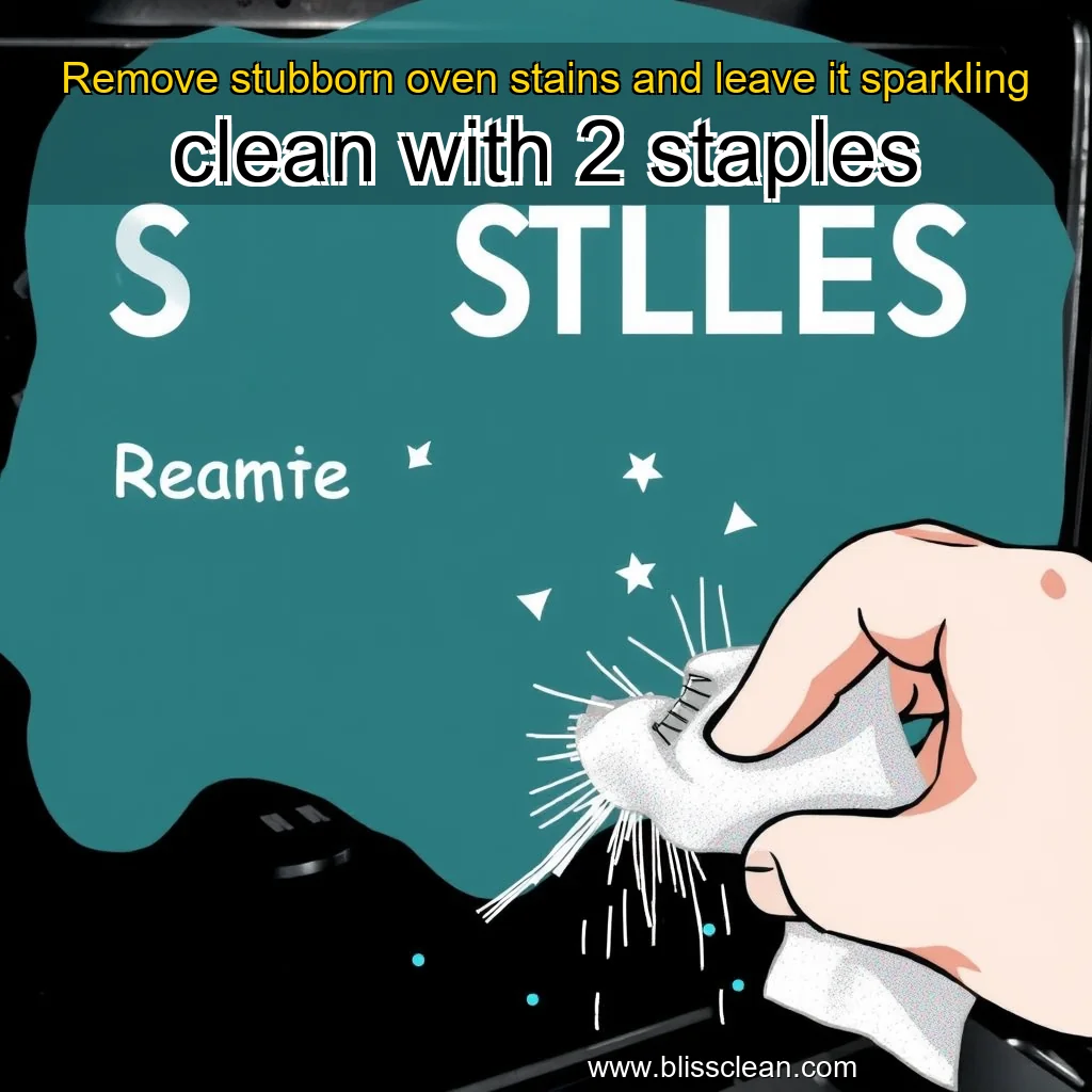You are currently viewing Remove stubborn oven stains and leave it sparkling clean with 2 staples