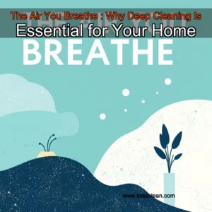Read more about the article The Air You Breathe : Why Deep Cleaning Is Essential for Your Home