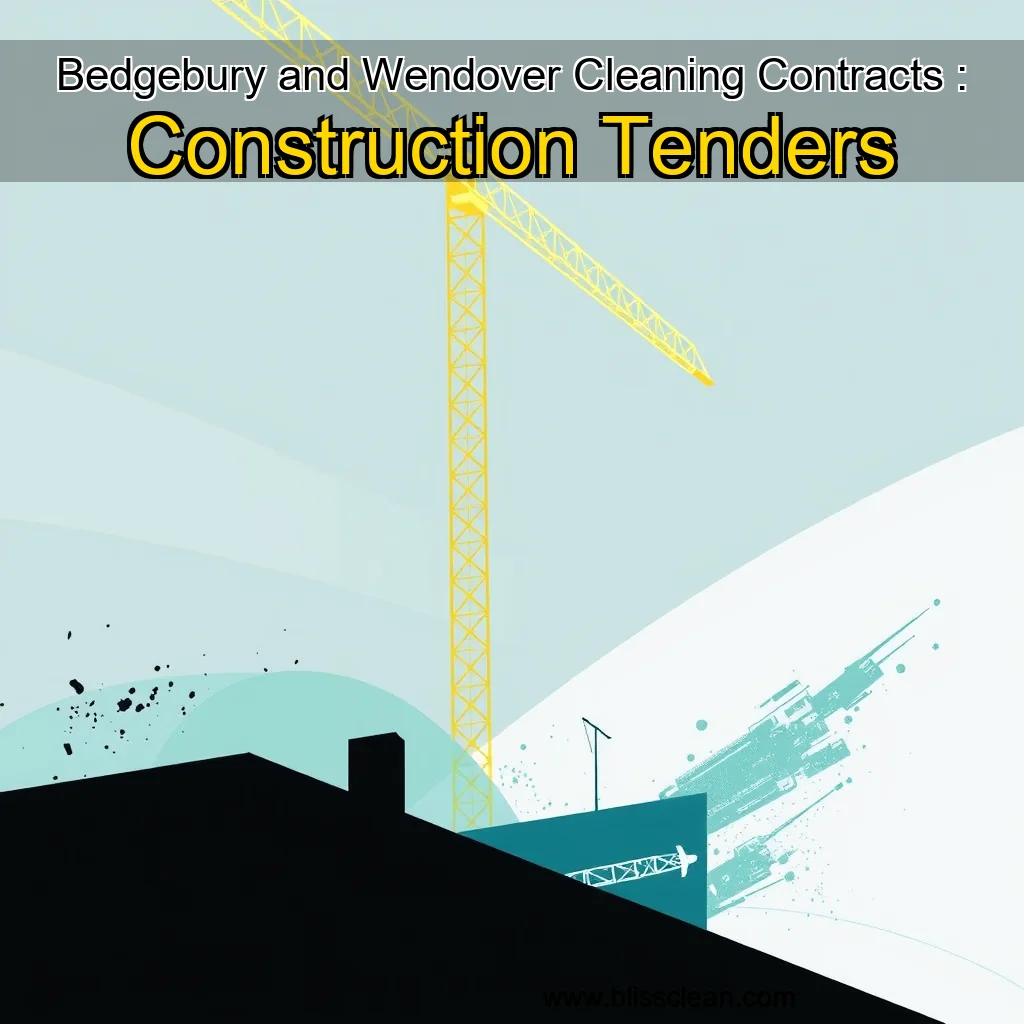 Read more about the article Bedgebury and Wendover Cleaning Contracts :  Construction Tenders