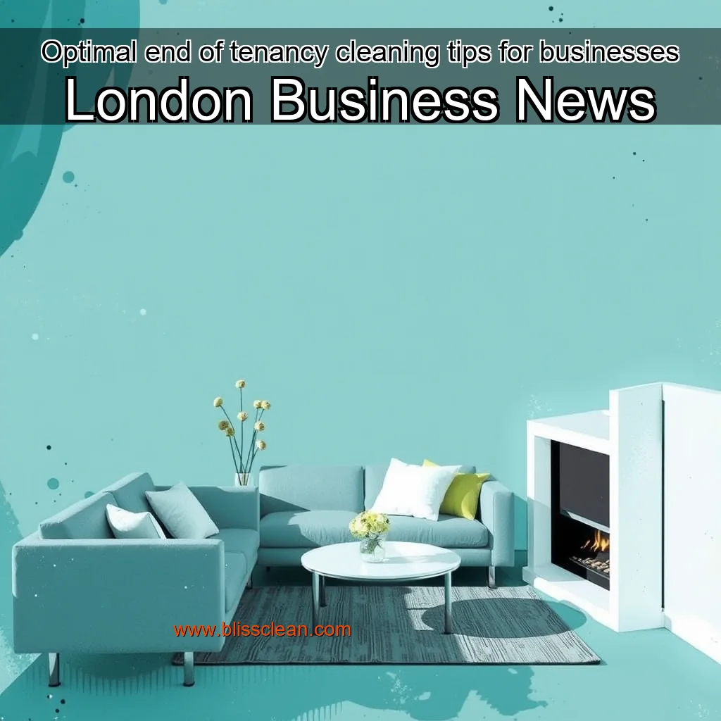 You are currently viewing Optimal end of tenancy cleaning tips for businesses  London Business News