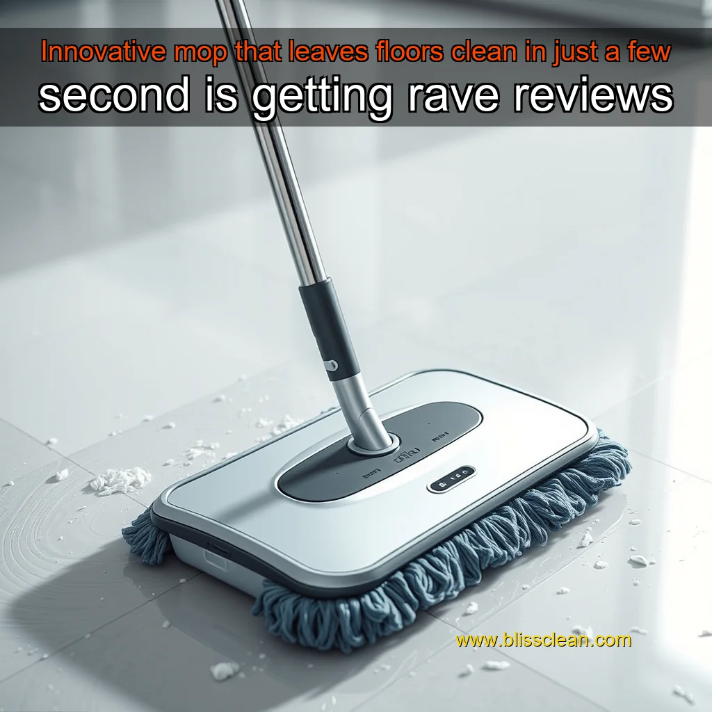 You are currently viewing Innovative mop that leaves floors clean in just a few second is getting rave reviews