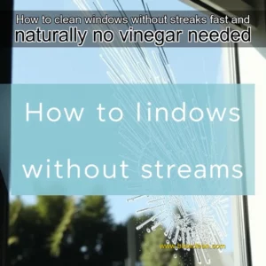 Read more about the article How to clean windows without streaks fast and naturally  no vinegar needed