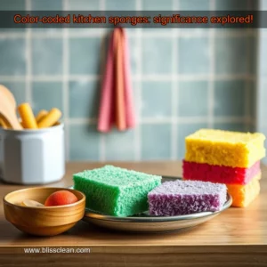 Read more about the article Color-coded kitchen sponges: significance explored!