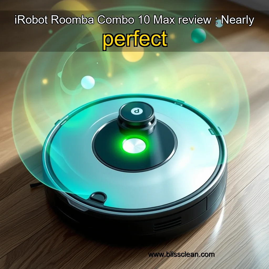 You are currently viewing iRobot Roomba Combo 10 Max review : Nearly perfect