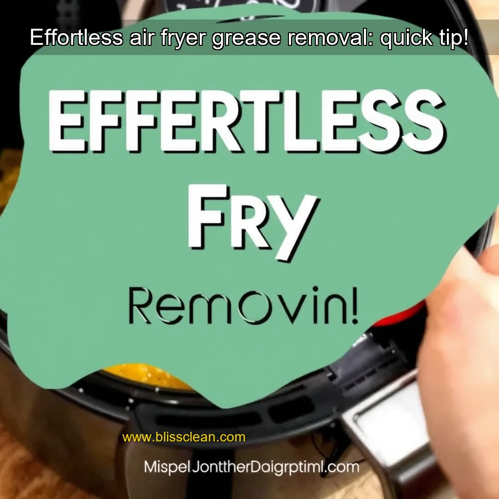 You are currently viewing Effortless air fryer grease removal: quick tip!