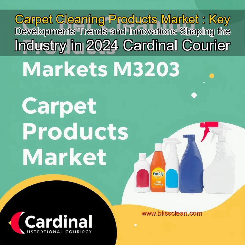 You are currently viewing Carpet Cleaning Products Market : Key Developments  Trends  and Innovations Shaping the Industry in 2024  Cardinal Courier