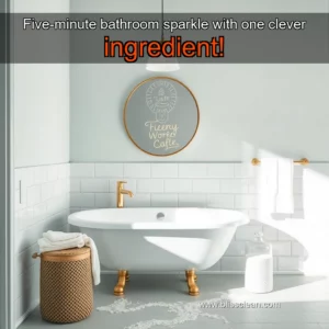 Read more about the article Five-minute bathroom sparkle with one clever ingredient!