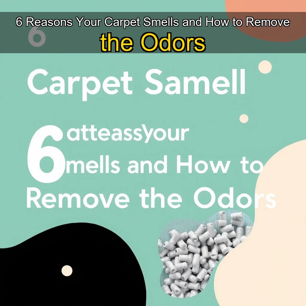 Read more about the article 6 Reasons Your Carpet Smells and How to Remove the Odors