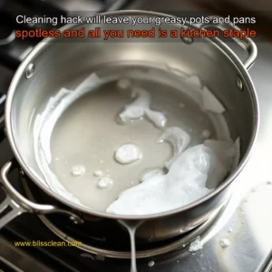 Read more about the article Cleaning hack will leave your greasy pots and pans spotless  and all you need is a kitchen staple