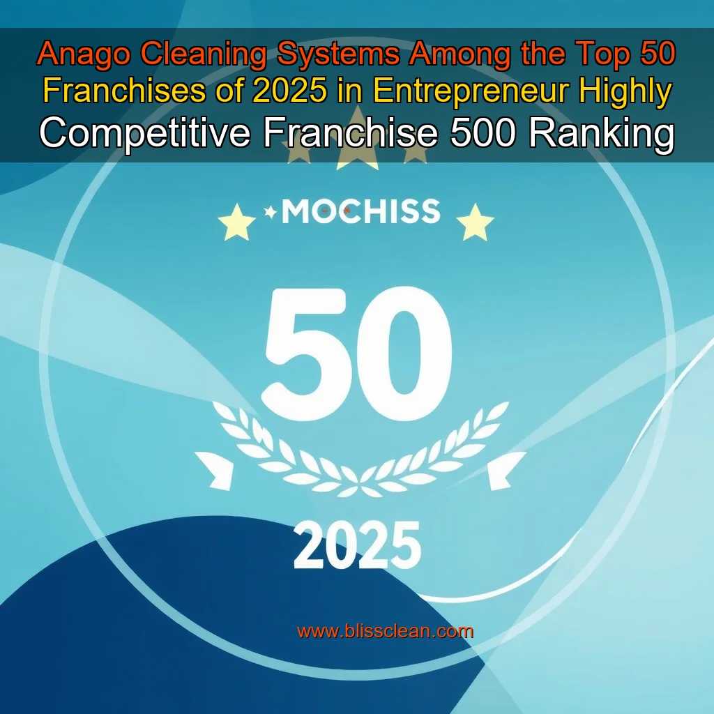 Read more about the article Anago Cleaning Systems Among the Top 50 Franchises of 2025 in Entrepreneur Highly Competitive Franchise 500 Ranking