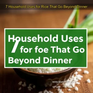 Read more about the article 7 Household Uses for Rice That Go Beyond Dinner