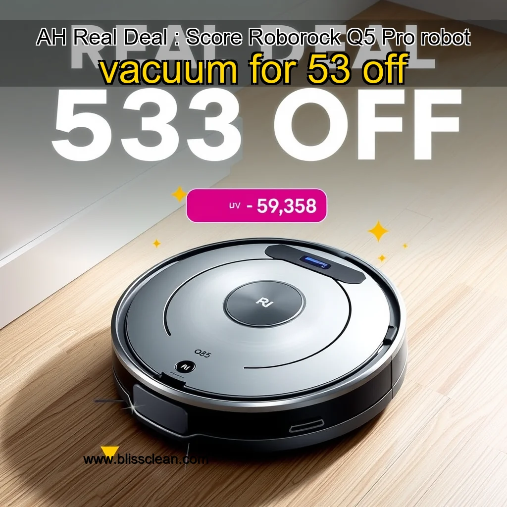 You are currently viewing AH Real Deal : Score Roborock Q5 Pro robot vacuum for 53  off