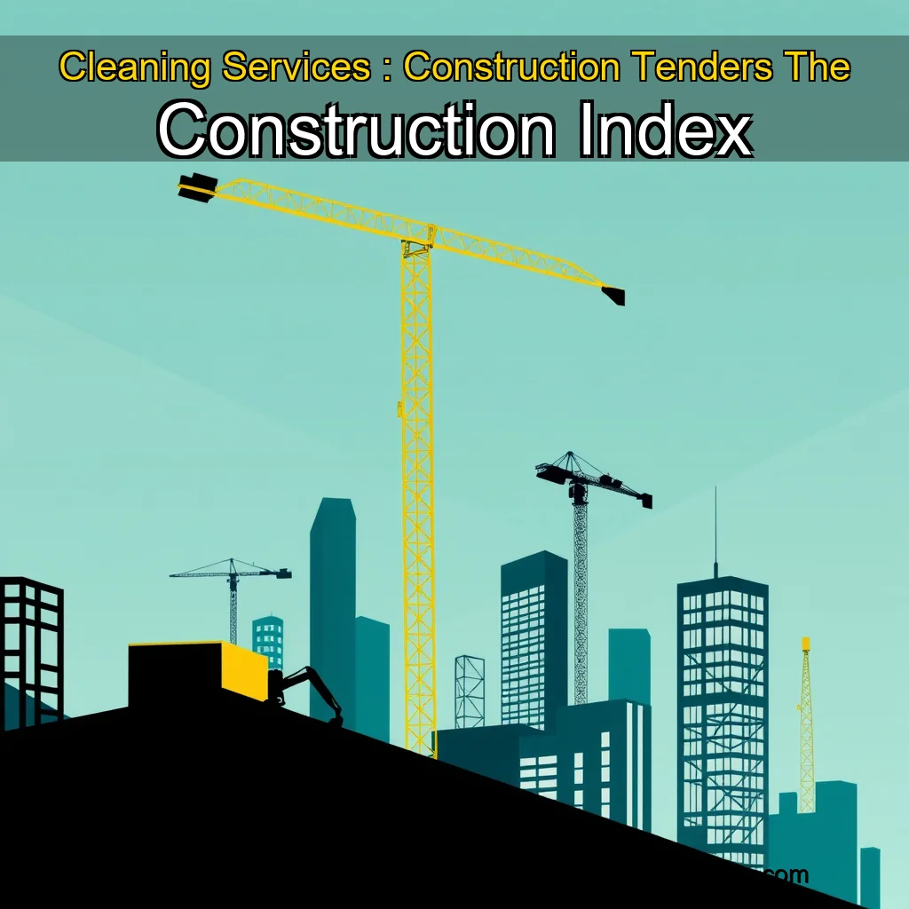 Read more about the article Cleaning Services :  Construction Tenders  The Construction Index