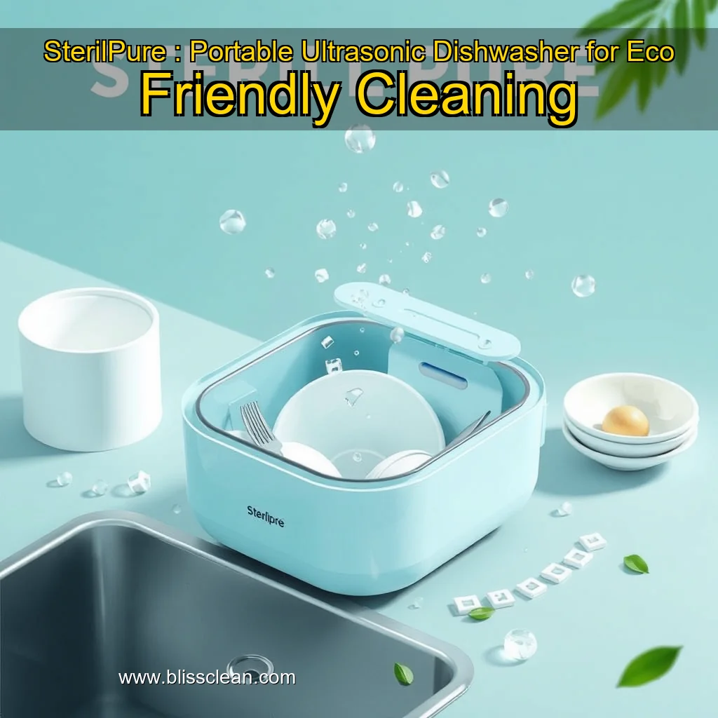 Read more about the article SterilPure : Portable Ultrasonic Dishwasher for Eco  Friendly Cleaning
