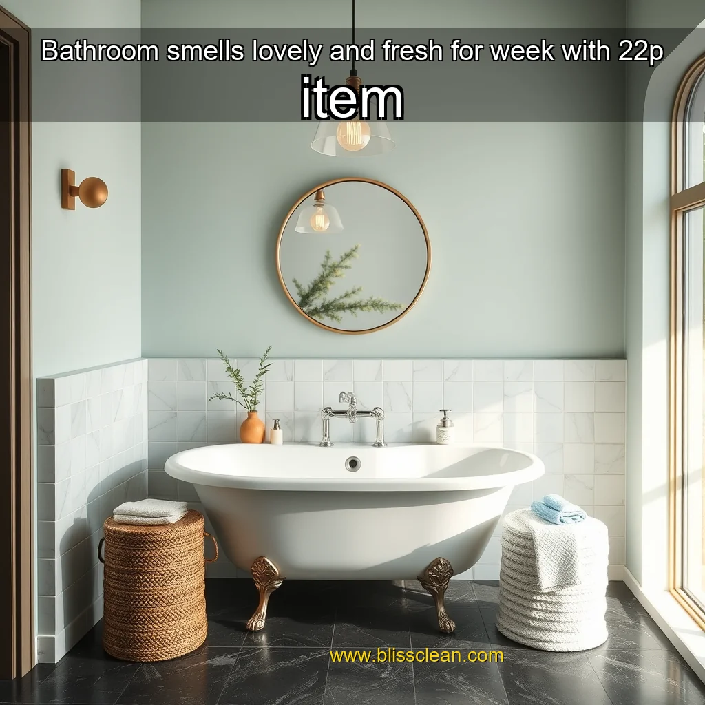 Read more about the article Bathroom smells lovely and fresh for week with 22p item