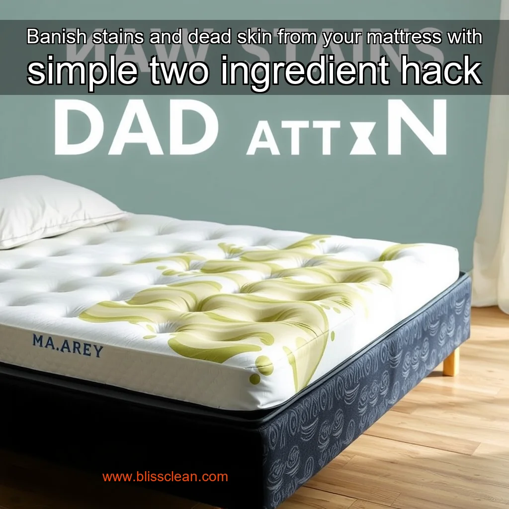 Read more about the article Banish stains and dead skin from your mattress with simple two  ingredient hack
