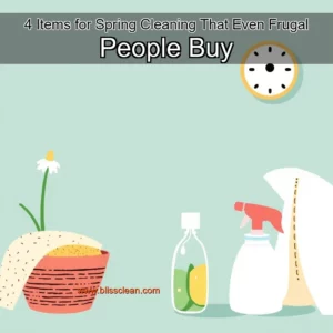 Read more about the article 4 Items for Spring Cleaning That Even Frugal People Buy