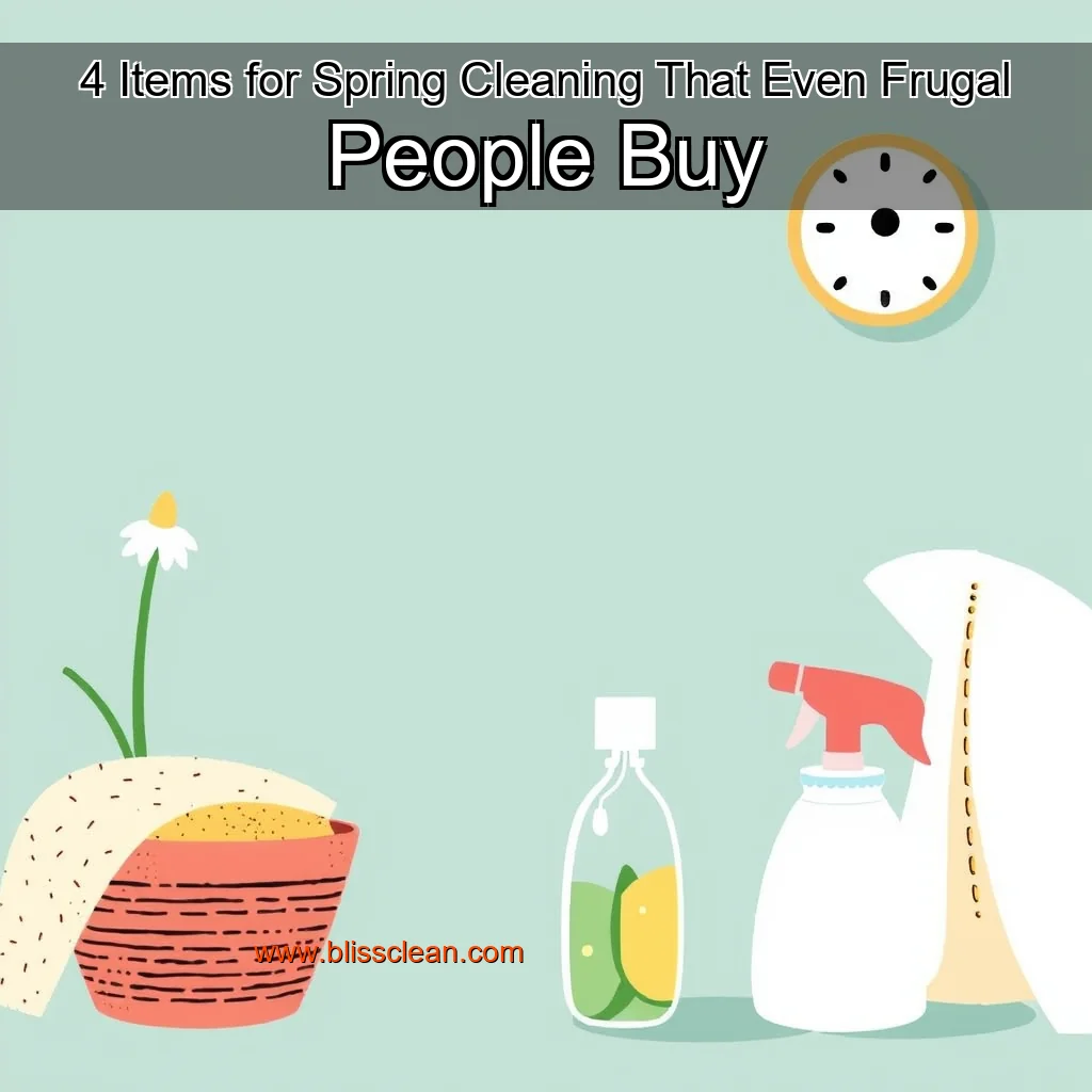 Read more about the article 4 Items for Spring Cleaning That Even Frugal People Buy