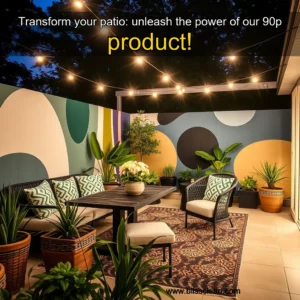 Read more about the article Transform your patio: unleash the power of our 90p product!