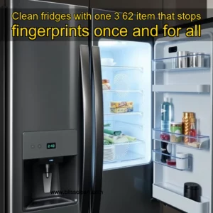 Read more about the article Clean fridges with one 3  62 item that stops fingerprints once and for all
