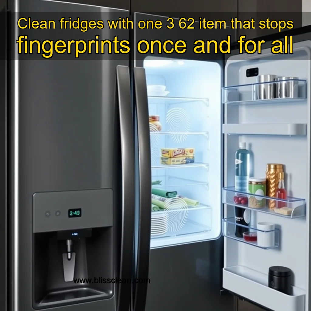 Read more about the article Clean fridges with one 3  62 item that stops fingerprints once and for all