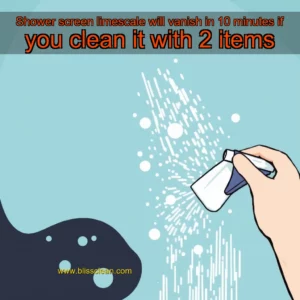 Read more about the article Shower screen limescale will vanish in 10 minutes if you clean it with 2 items
