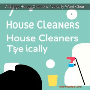 Read more about the article 7 Things House Cleaners Typically Wont Clean