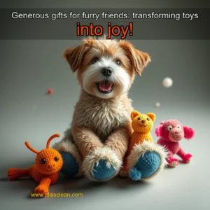 Read more about the article Generous gifts for furry friends: transforming toys into joy!
