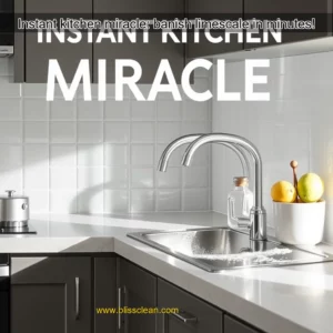 Read more about the article Instant kitchen miracle: banish limescale in minutes!