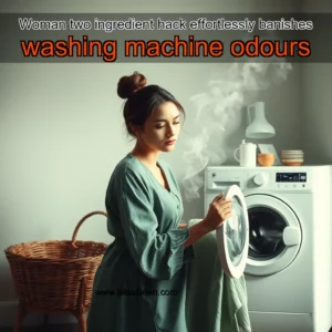 Read more about the article Woman two  ingredient hack effortlessly banishes washing machine odours