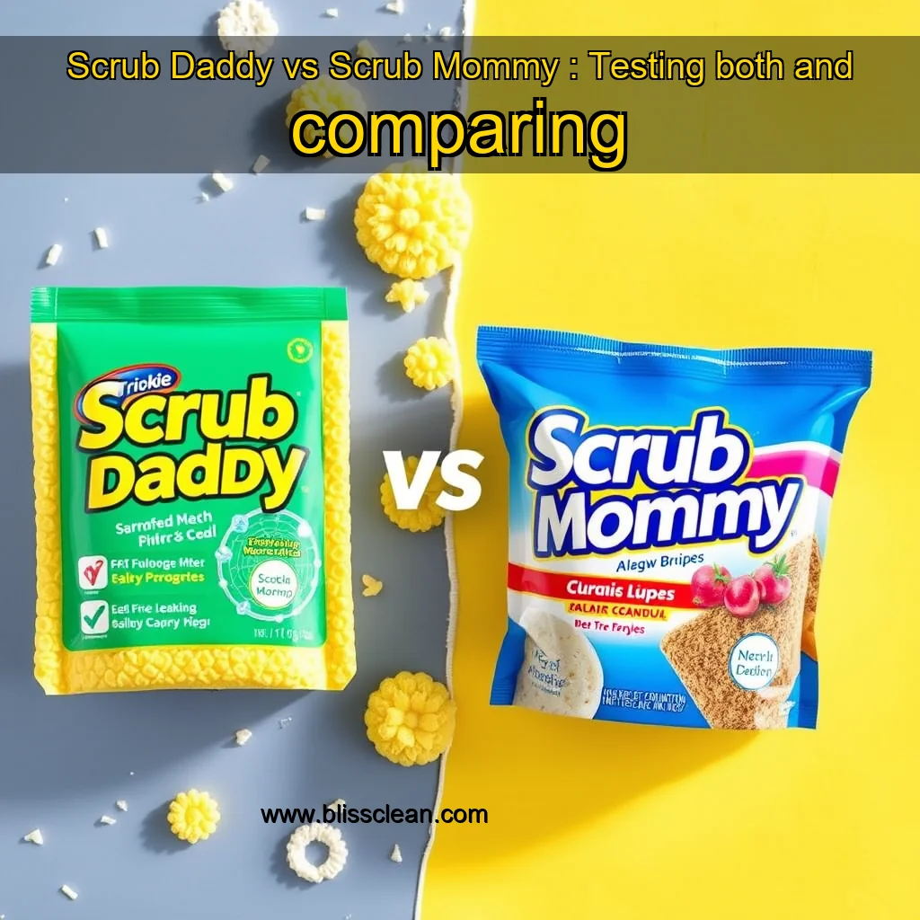 Read more about the article Scrub Daddy vs  Scrub Mommy : Testing both and comparing