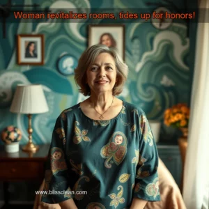 Read more about the article Woman revitalizes rooms, tides up for honors!
