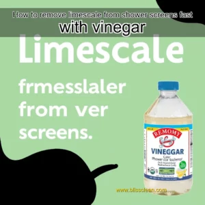 Read more about the article How to remove limescale from shower screens fast with vinegar